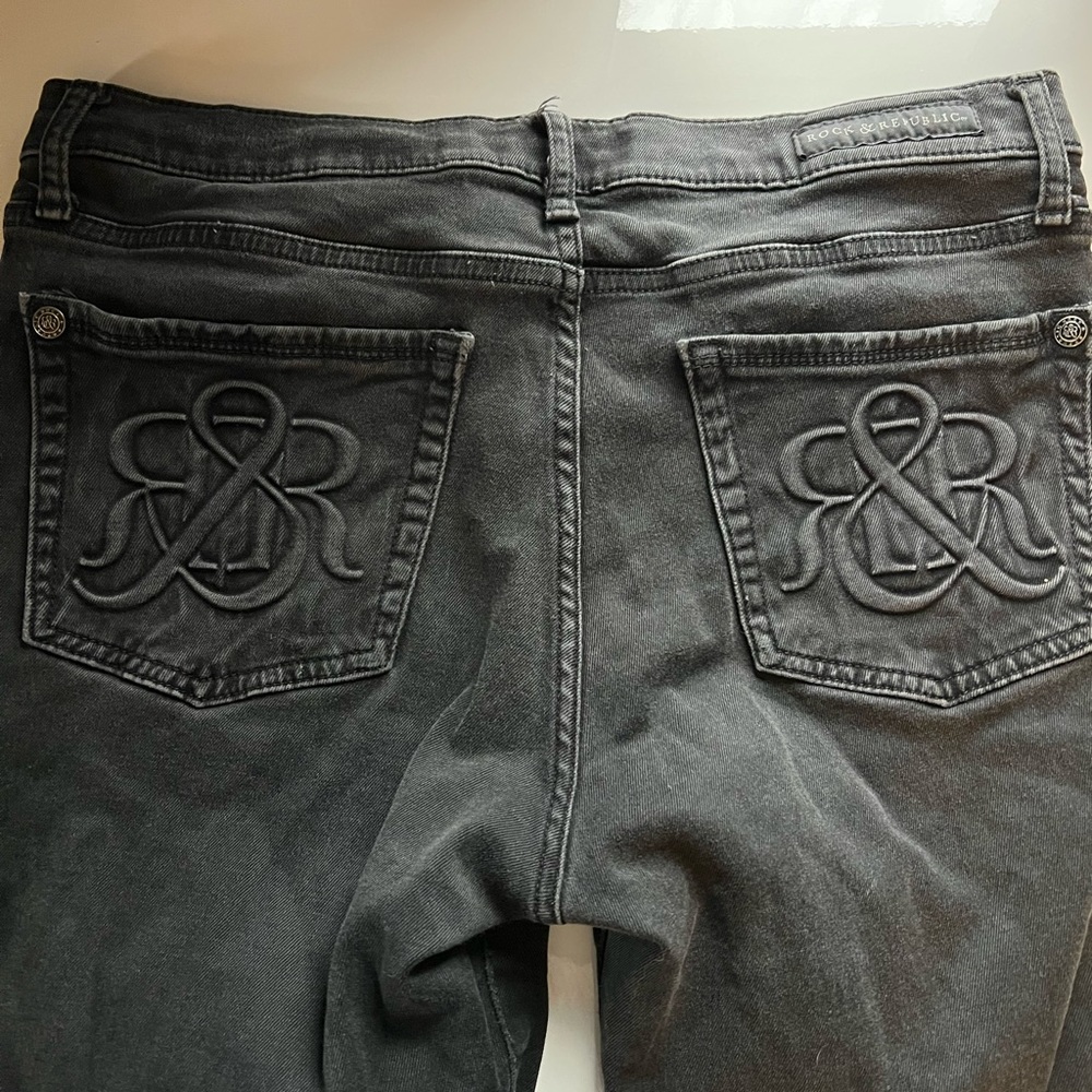 Black denim rock republic  jeans